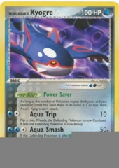 Team Aqua's Kyogre 3/95 Non-Holo Promo - Theme Deck Exclusive